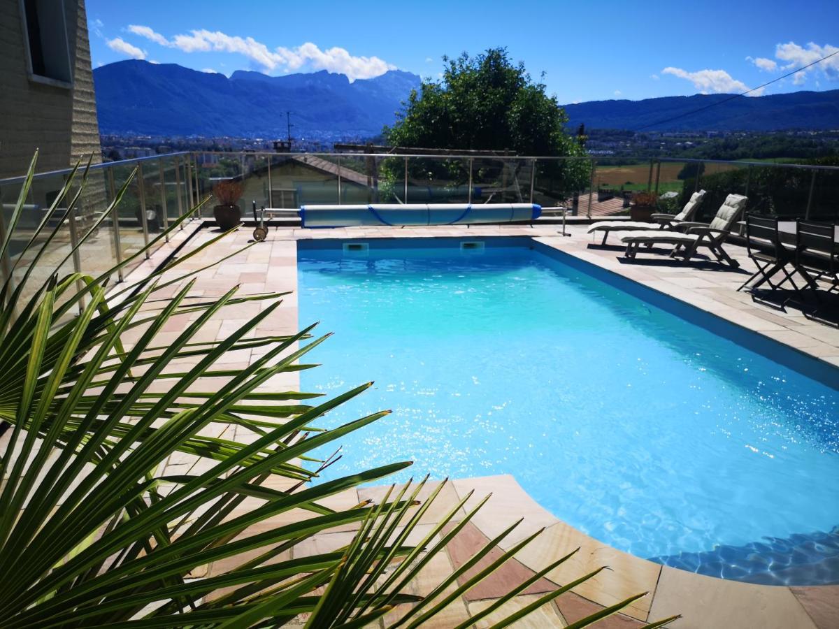 Studio Bellevue Appart Independant Renove 2024 Piscine Parking Proche Centre Annecy Poisy Экстерьер фото